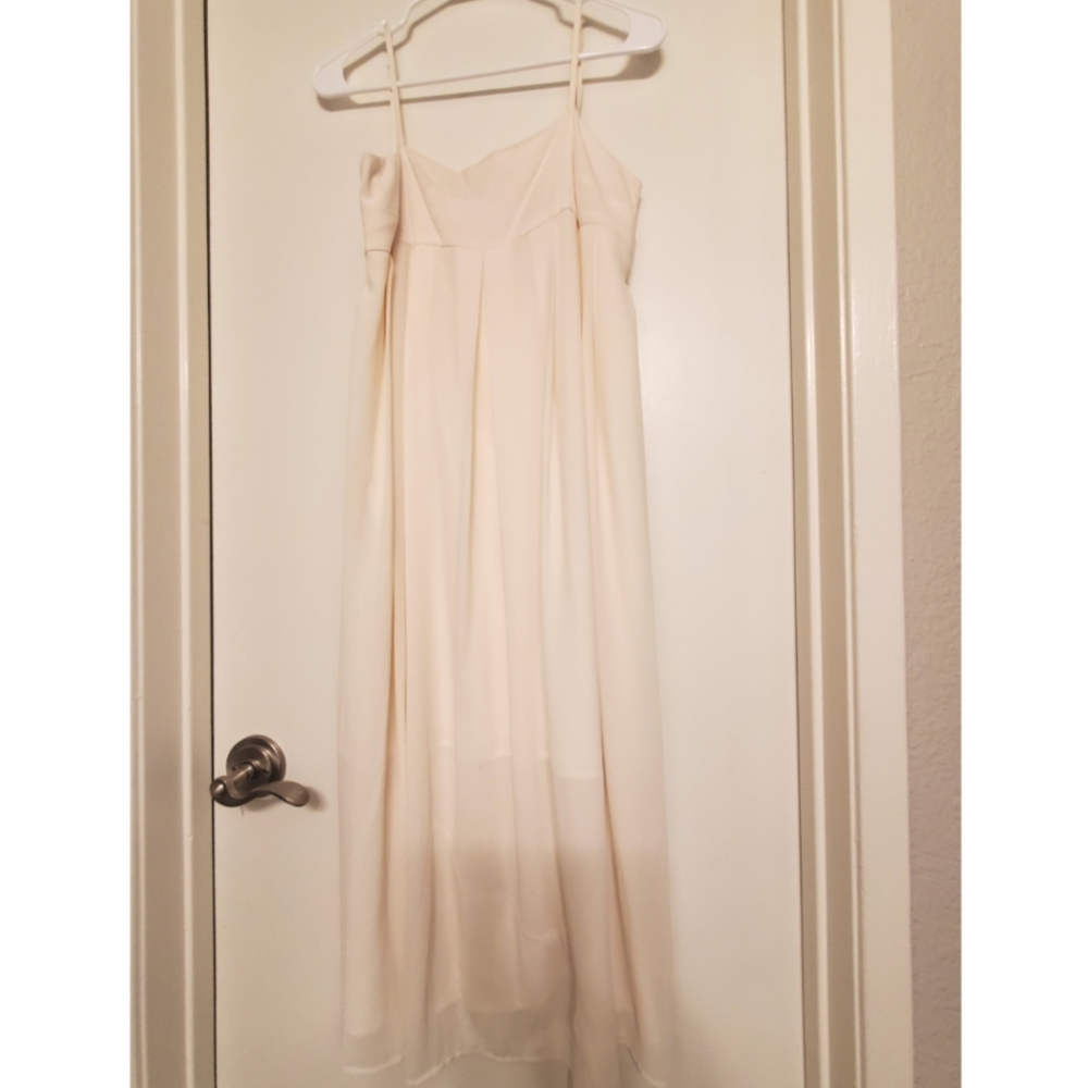 Flowy white dress